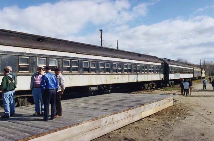 passenger car at north creek