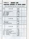 D&H 1947 Timetable