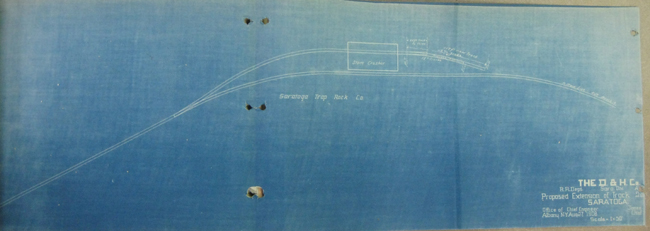 Saratoga Trap Rock D&H map