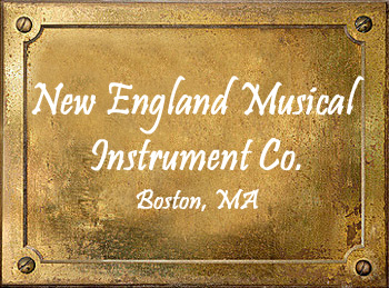 New England Musical Instrument Company Boston Massachusetts Tremont St brass band instrument mellophone cornet