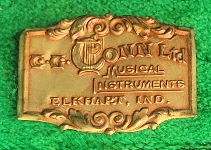 Conn Trumpet Case Tag 1929