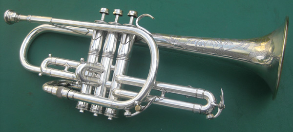 King Master Cornet Silvertone