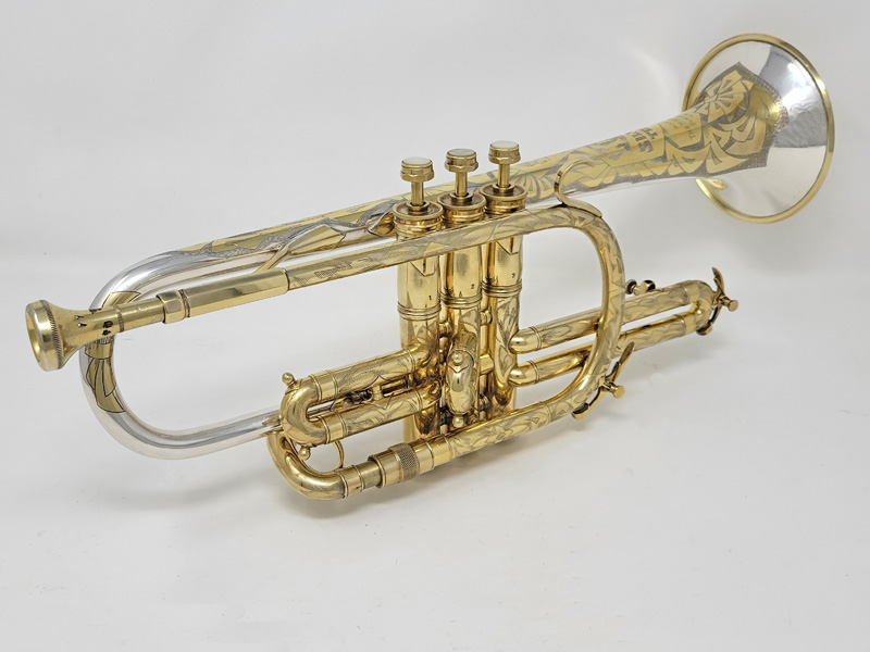 King Silver Tone Cornet