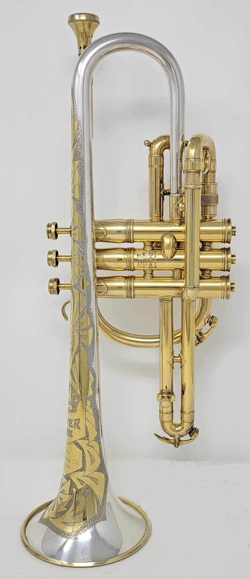 King Silver Tone Cornet