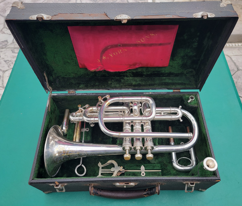 York Professional Cornet case 1903