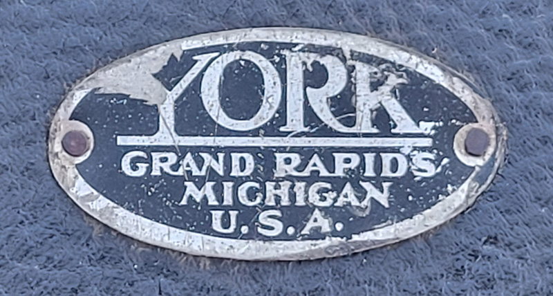 York Trumpet Case Tag 1925