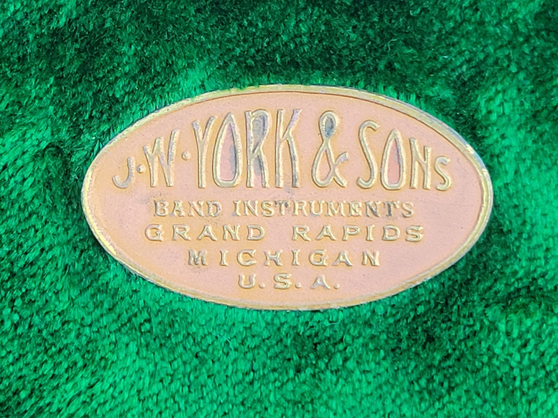 York & Sons Trumpet Case Tag